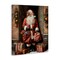 Stupell Industries Santa Claus on Doorstep Canvas, design by Jo Moulton